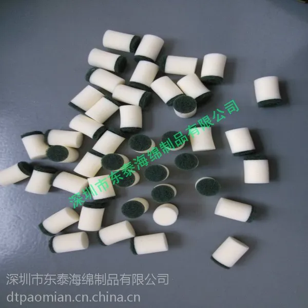 海绵射弹 管道内壁摩擦清洁海绵射弹 高回弹高密度海绵柱 可循环使用管道清洁海绵射弹厂家