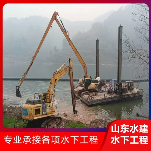 无锡铺管船铺管 承接补水管道水下安装沉管施工船机设备 - 山东水建