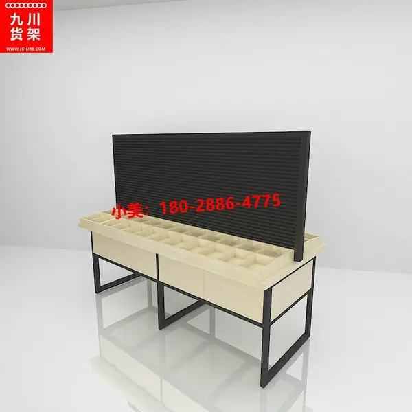 进口耳环项链小饰品 伶俐货架展示架 原始展柜加工厂
