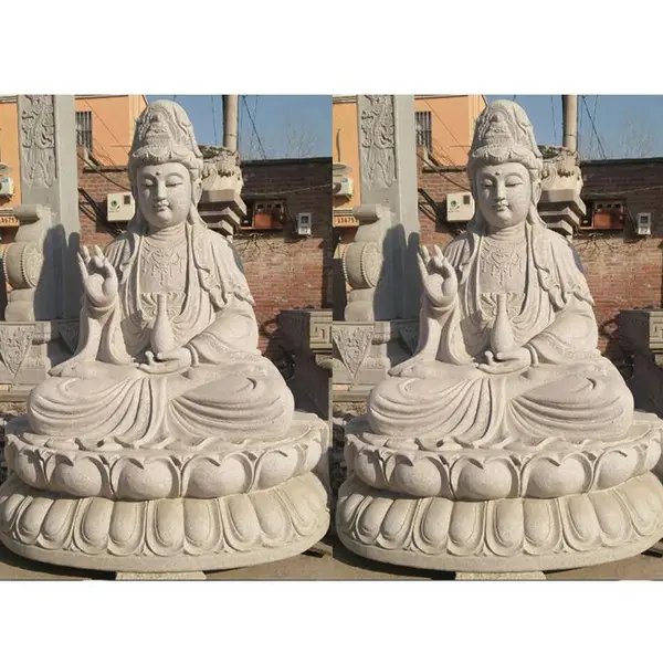 室内摆件石雕药师王佛像定制 石刻大势至菩萨像价格 物美价廉