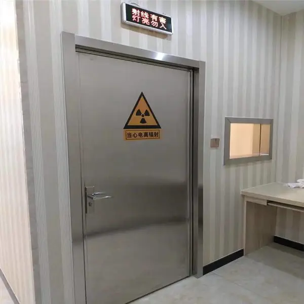 工业探伤铅门304不锈钢材质-气密门-手术室气密门-聊城护盾