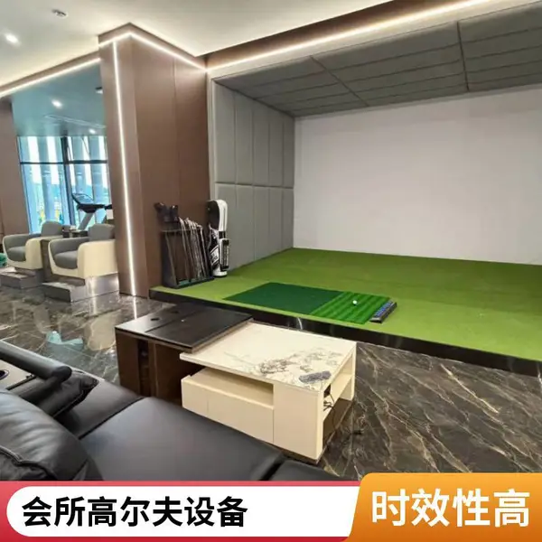 私人会所高尔夫模拟器 室内高尔夫模拟器系统 全高清 工程师上门安装