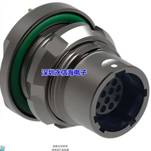 Fischer Connectors UR01W08 F005S BK1 E1AB 标准环形连接器 Panel Rear Mounted Receptacle Front-projecting UR01 body