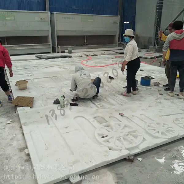 汉白玉浮雕 西方人物浮雕图片 企业单位石雕LOGO设计加工定做