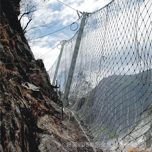 景区落石拦截RXI型山体护坡被动防护网 山体防落石网 安装便捷