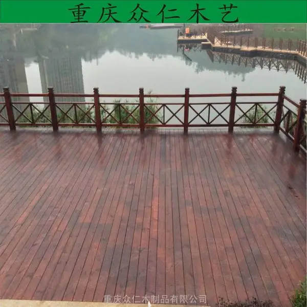 荣昌樟子松家用葡萄架 费用实木弧形花架 防腐木栏杆平台 众仁木艺