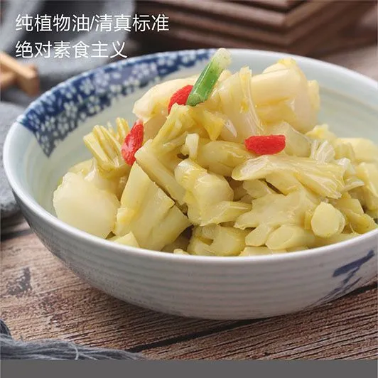 妈妈脆梗菜(花菜梗) 250g/袋*20包 南湖船菜牌 开袋即食 冷冻速食食品 餐饮酒店预制菜成品菜