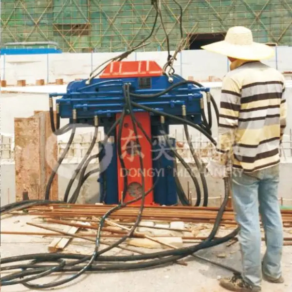 建筑H型钢液压拔桩机 工法型钢一体起拔桩机 H型钢起拔机械设备