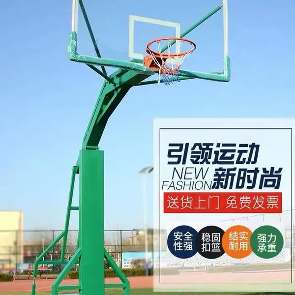 篮球架厂家 户外电动液压篮球架 室内升降篮球架 龙泰体育