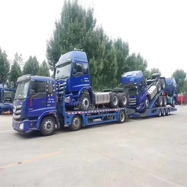 车辆运输车 重卡车头运输专用车 中置轴运输挂车 重卡汽车运输专用车