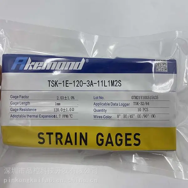 箔式电阻式应变片TSK-1E-120-3A-11L1M2S三轴应变花