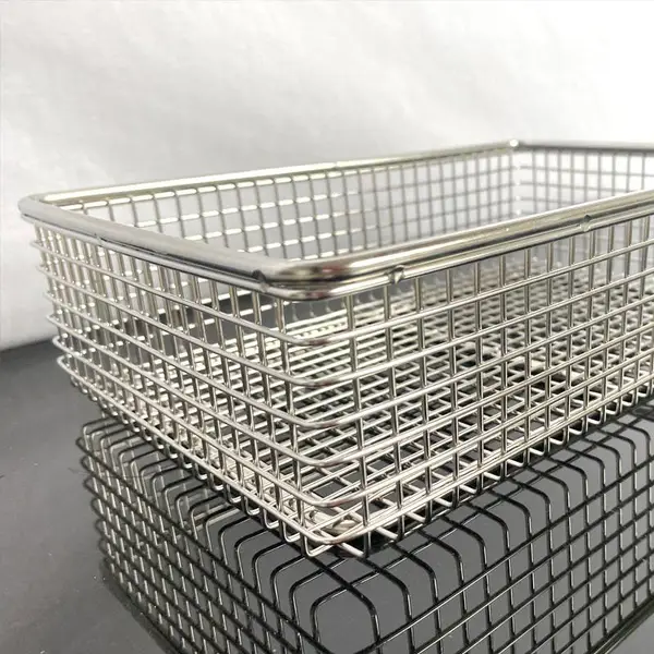 专业不锈钢网筐网篮厂家-产品可定制医用消毒筐,304不锈钢消毒筐