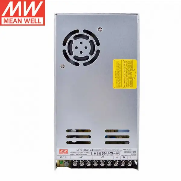 明纬(MEANWELL)开关电源LRS-350-24 24V14.6A输出直流稳压变压器