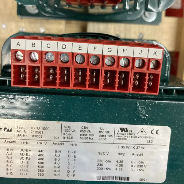 优势供应 ISMET 变压器 ISTU 1000