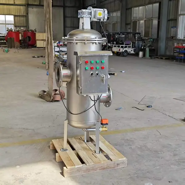 锅炉给水全自动自清洗过滤器 进水管道除杂 自动排污保护锅炉