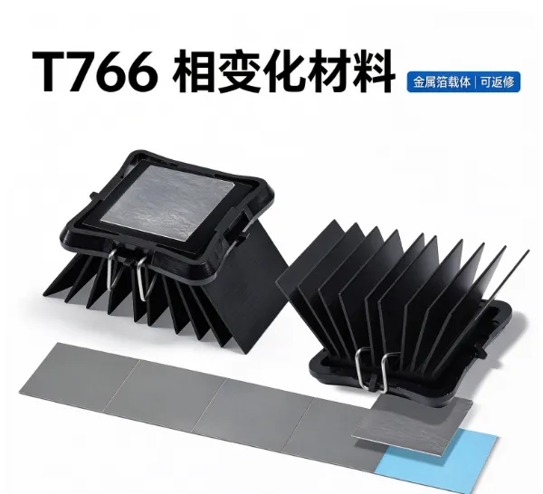Parker Chomerics T766 相变导热膜 金属箔载体 芯片散热界面材料