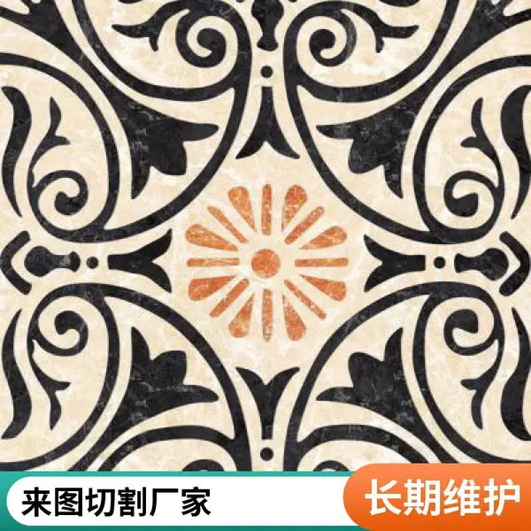 大理石水切割来图加工 水刀切石材拼花 深圳专业切割厂 厚度150mm内