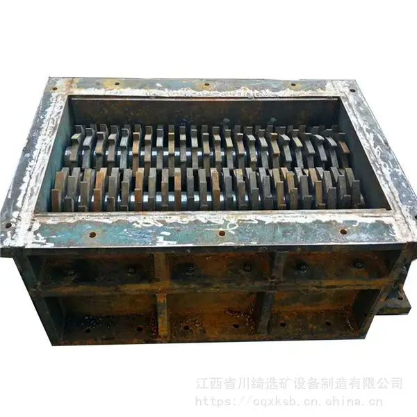 双轴废旧摩托电动车撕碎机 600型废旧橡胶管材破碎机