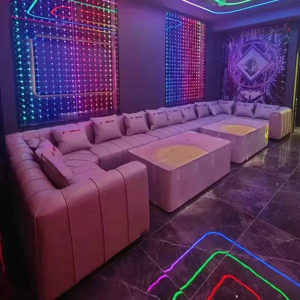 杭州 酒馆音乐餐厅火锅店布艺卡座静吧酒馆皮卡座沙发