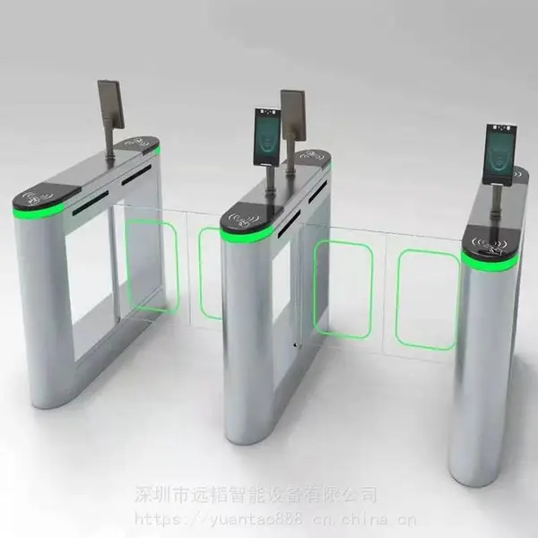 校园食堂一卡通门禁系统,餐厅刷卡人脸识别消费翼闸,大门口人行通道闸机设备