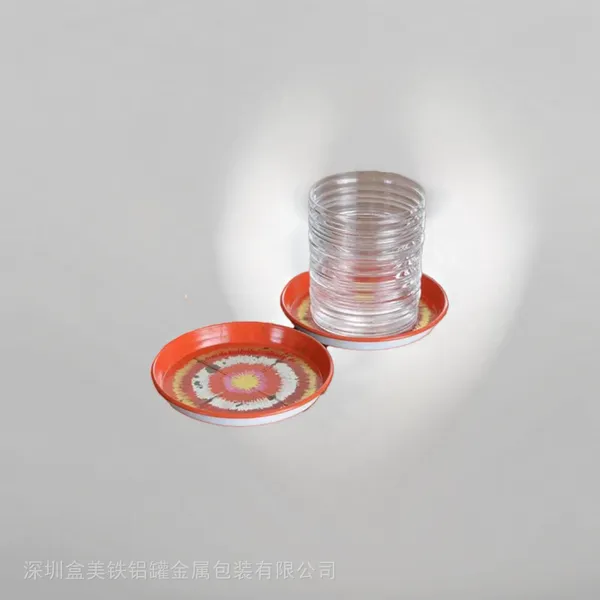 环保 耐磨铁托盘子 提升家居品味 装饰摆件 小物件 适合各类杯子使用 耐高温铁盘子 铁杯垫