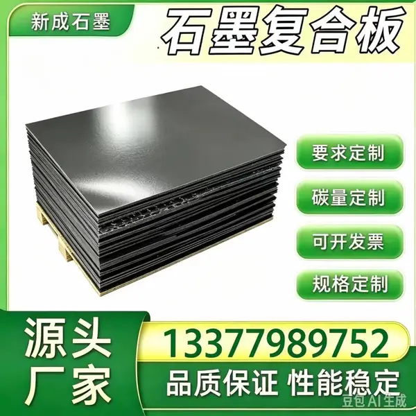 高纯抗氧化石墨复合板源头厂家定制,冶金热处理炉门石墨垫片,抗热震隔热板材