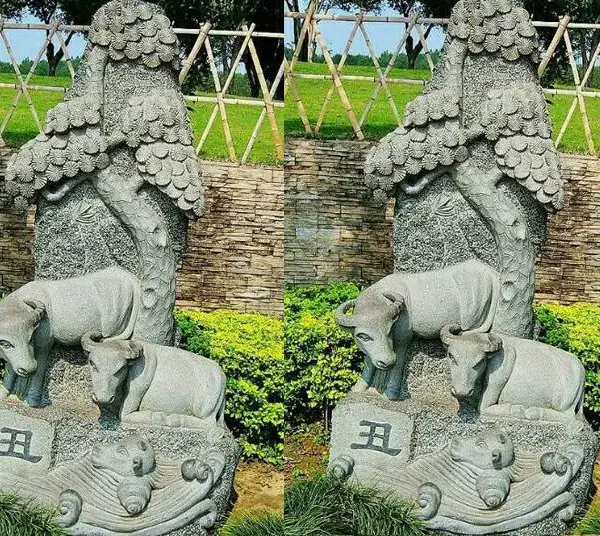 小区石雕十二生肖价格