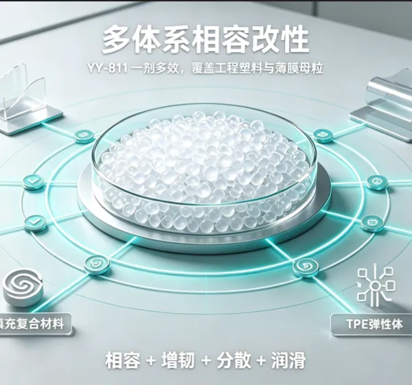 YY-811 耐高温相容增韧剂, PA、ABS、PC、PBT 塑料改性增韧相容助剂