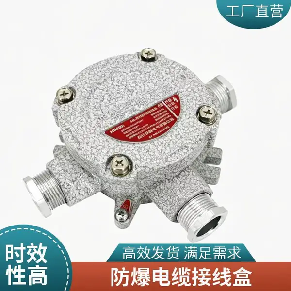 一通防爆接线盒 小型电缆过渡盒 设备末端线路保护接线盒