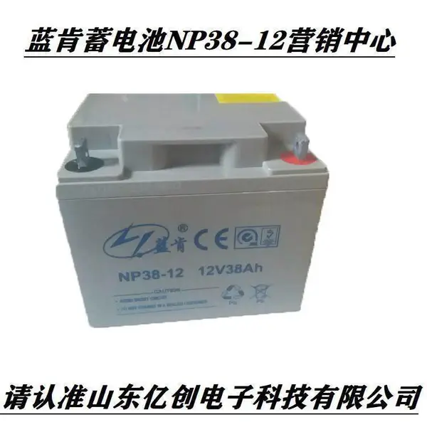 蓝肯蓄电池NP38-12 12V38AH铅酸储能型产品 营销中心营销中心