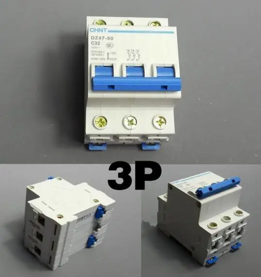 三相DZ47LE-63/3P+N家用漏电开关/断路器质量***