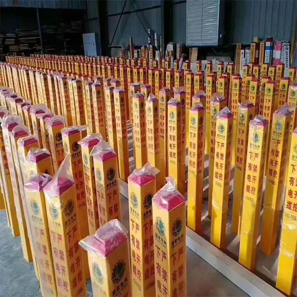 玻璃钢标志桩 百米桩 公路警示桩 限速标志牌 电缆标示牌