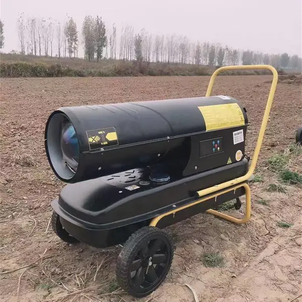 延吉恒温燃油暖风机温室用柴油热风机20kw取暖器小钢炮