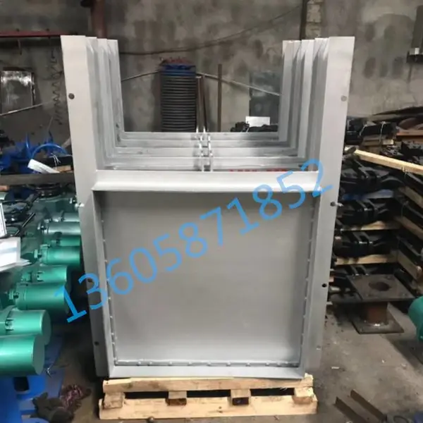 电动不锈钢插板闸门渠道止水闸门法兰闸门污水处理手动方闸门