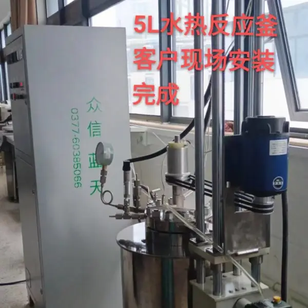 院校实验用3L水热生物炭化炉/300度不锈钢高温水热炭化设备