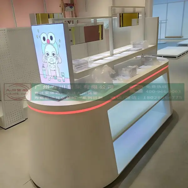 亚克力透明展示架名创多层收纳陈列伶俐展示柜