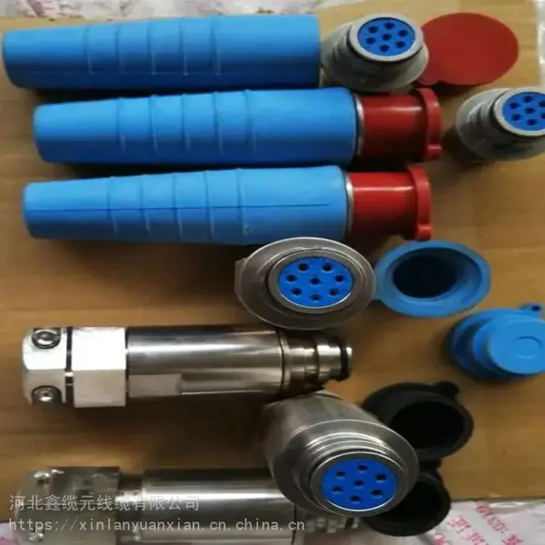天联MHYBV-7-1矿用通讯带航空插头接头电缆