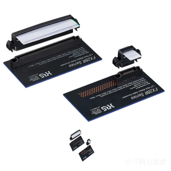 FX2B-52SA-1.27R|1.27mm间距 线对板IDC插座 带应力消除与内部锁定