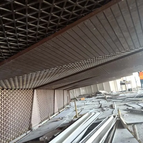 大型商场门面外墙幕墙主体及配件镂空雕花艺术铝单板幕墙冲孔招牌铝板定制