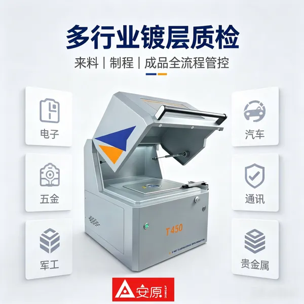 安原T450型膜厚仪可用于各类首饰饰品镀层的厚度分析