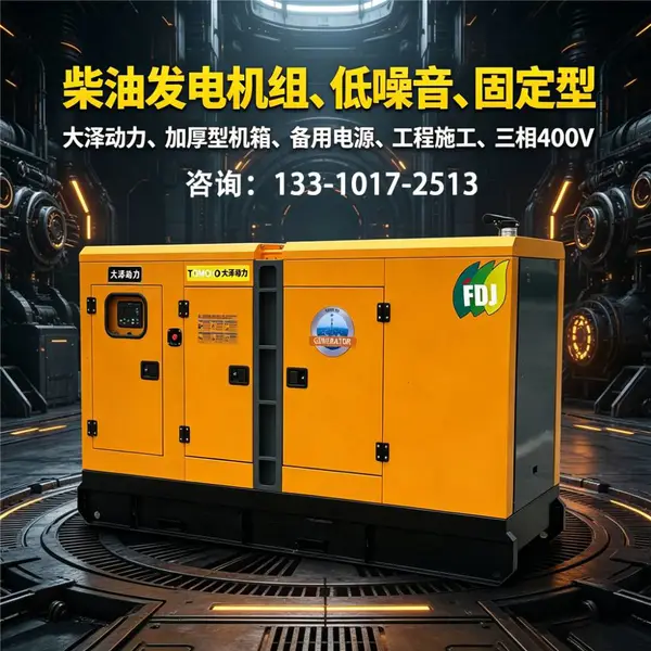 300KW柴油发电机大泽动力定制电压出口用