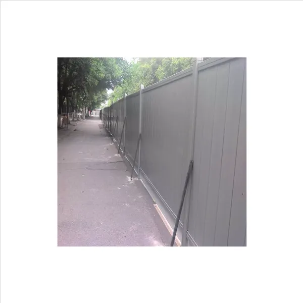 扣板拼装式PVC围挡_建筑施工围挡_壹路通围挡供应