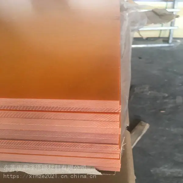 橘红色电木板加工 胶木板 电木板治具绝缘板 酚醛电木板零切