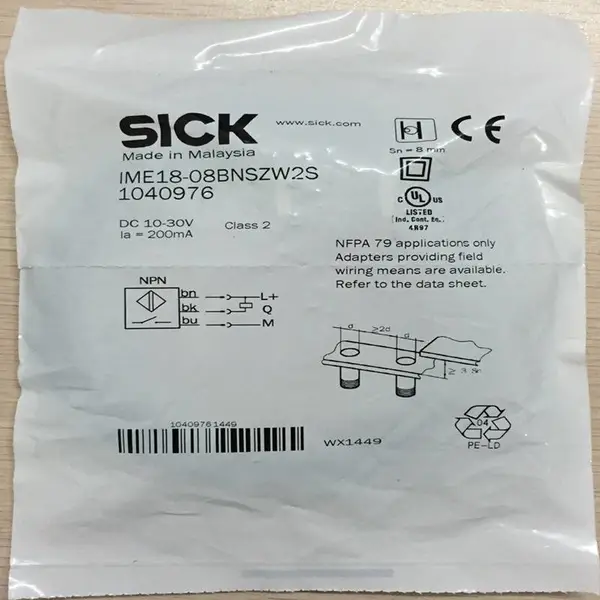 �¹�SICK���˽ӽ�����IME18-08NNS-ZW1ʩ�˽ӽ�������IME18-08BNOZC0S