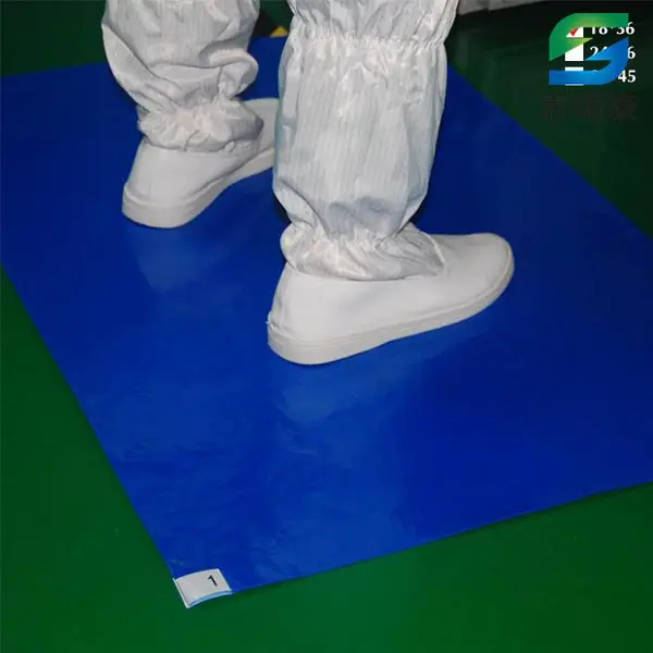 PE蓝色粘尘胶垫|风淋室一次除尘垫(可按要求定做!)