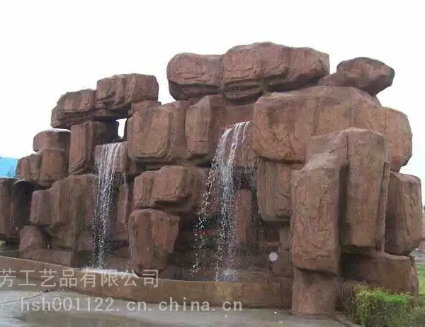 假山塑石水泥植塑 现场造型园林景观主题雕塑厂