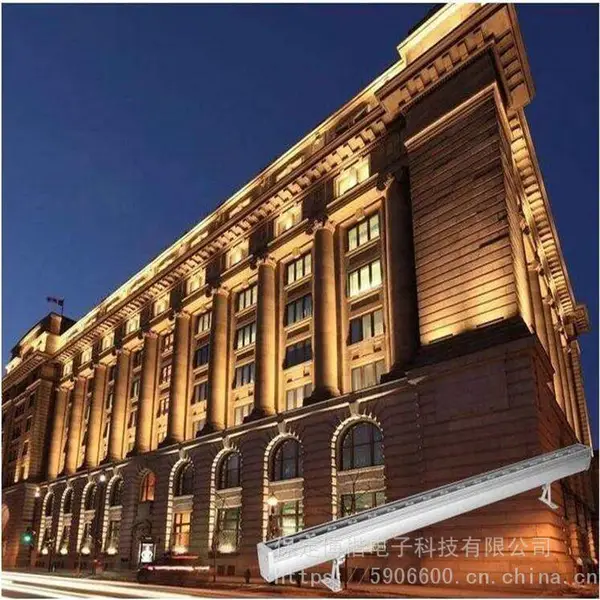 led户外线条灯12W轮廓灯酒店楼体亮化RGBW七彩外控灯具生产