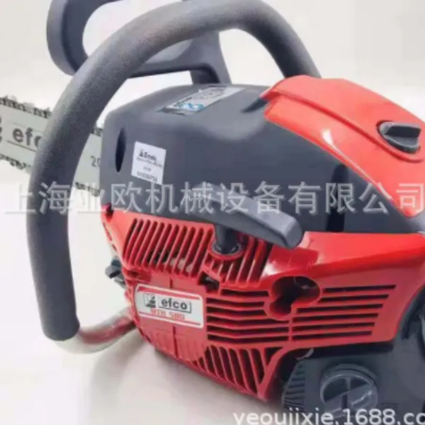 efco叶红油锯MTH580汽油链锯 叶红伐木锯18寸油锯 家用锯木工锯