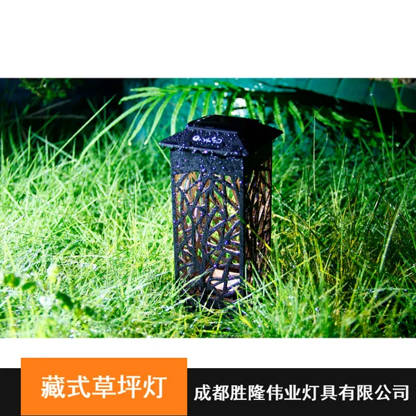 厂家按需定制 LED草坪灯 方形 圆柱 小区 景区景观灯