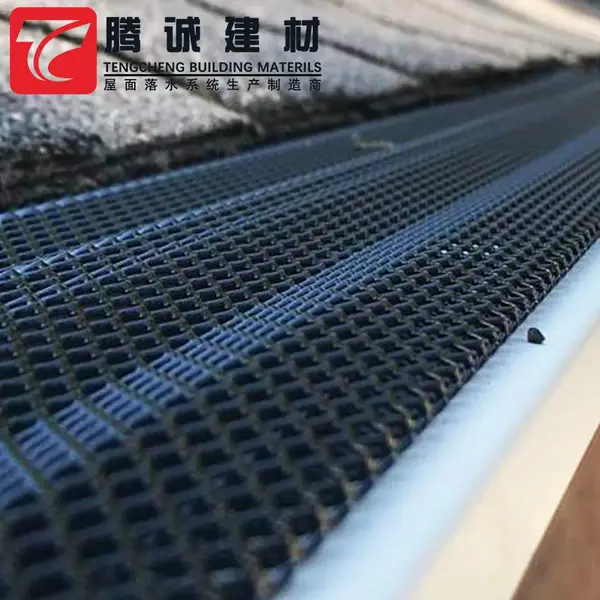 别墅彩铝檐沟 成品天沟落水槽 pvc檐槽 四川什邡项目包工包料